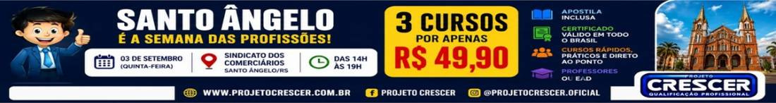 PROFISSÕES - 31/08/2026