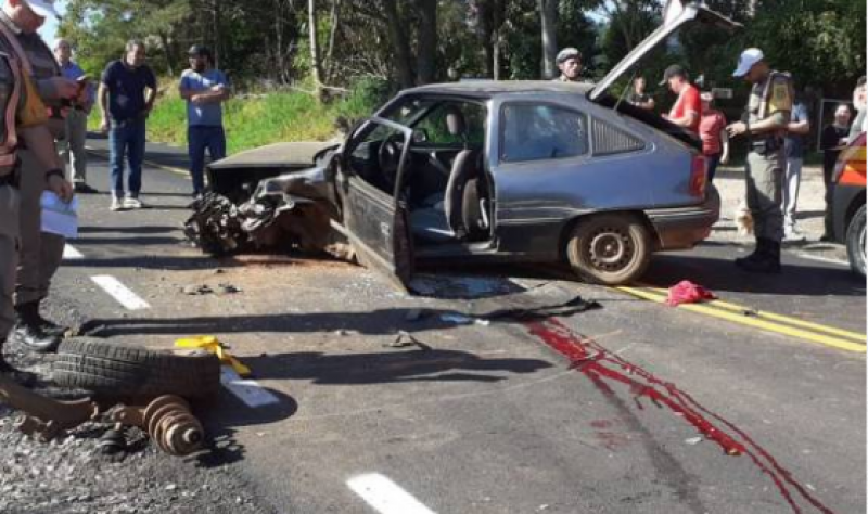 Motorista atropela ciclista, foge sem prestar socorro e fica gravemente ferido após co