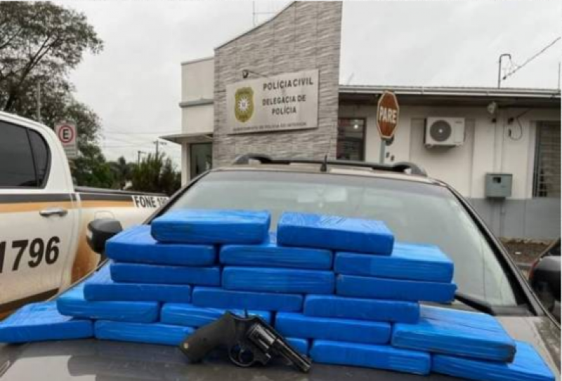 PC e BM apreendem cocaína avaliada em mais de R$ 2 milhões em Tiradentes do Sul