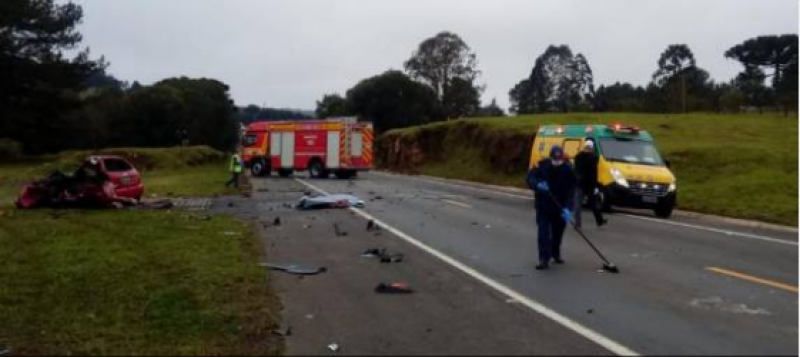Acidente envolvendo caminhão do RS deixa uma vítima fatal em Santa Catarina