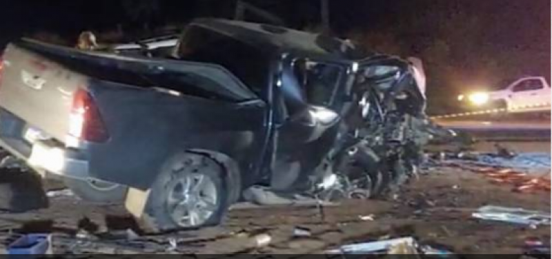 Santa-rosenses morrem em acidente na BR-163 entre Sinop e Itaúba