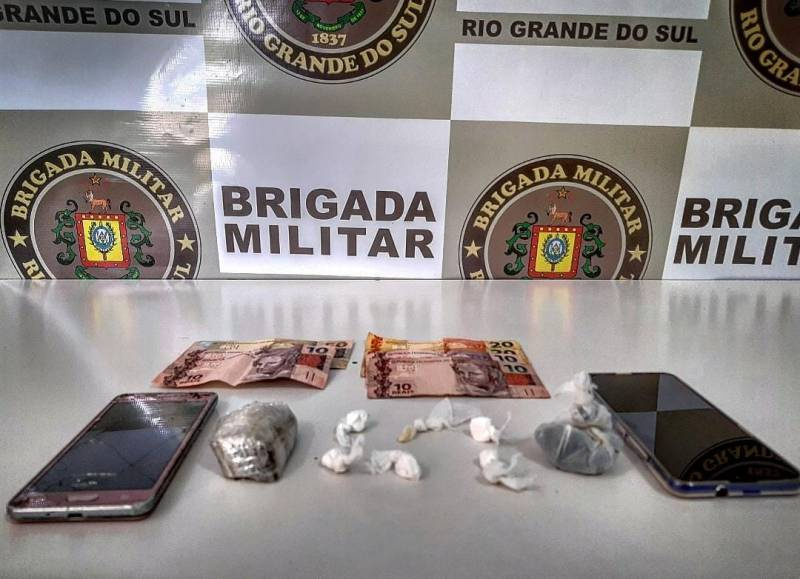 Guarnição da Operação Hórus prende por tráfico de drogas em Porto Xavier