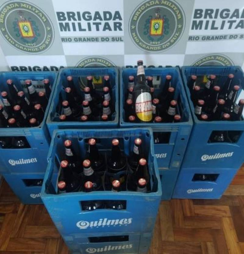 Brigada Militar apreende mercadorias de descaminho em Crissiumal
