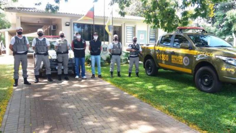 BM de Catuípe realiza operação conjunta com Fiscais Estaduais Agropecuários