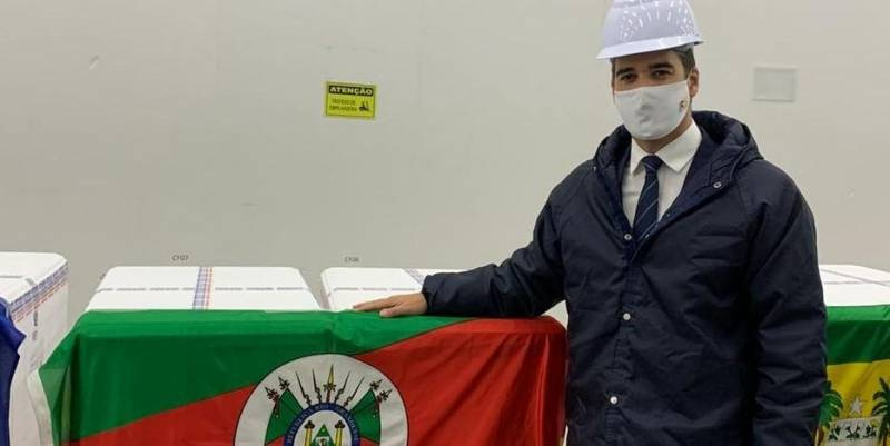 RS recebe 341 mil doses em início de distribuição da CoronaVac