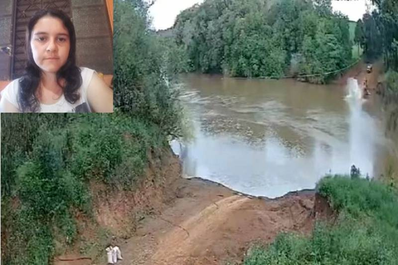 Vídeo mostra queda de veículo no rio Ijui que vitimou mulher em Mato Queimado