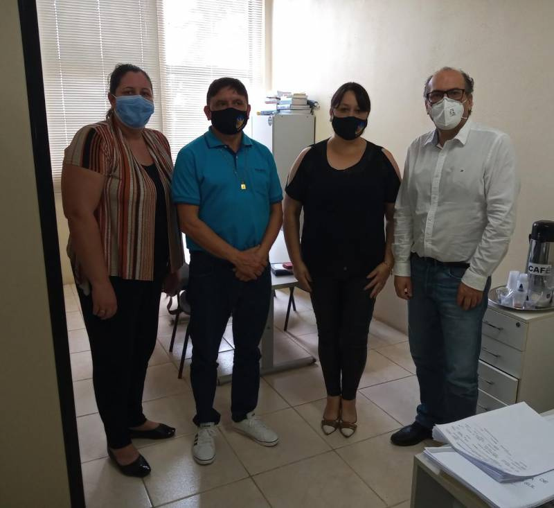 Retorno às aulas foi pauta do encontro com o Secretário Municipal de Saúde