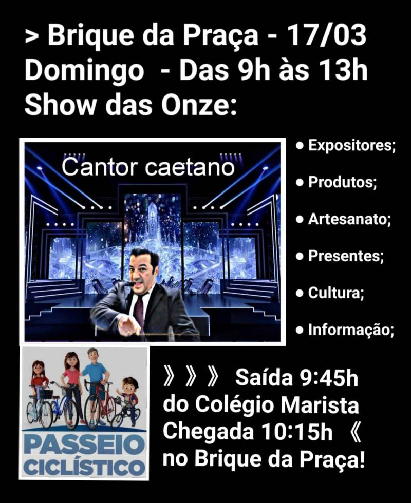 Everson Caetano estará neste domingo no Brique da Praça, em Santo Ângelo