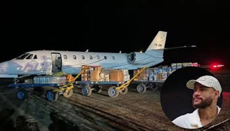 Neymar e Gusttavo Lima enviam aviões com doações para os atingidos pelas chuvas no RS