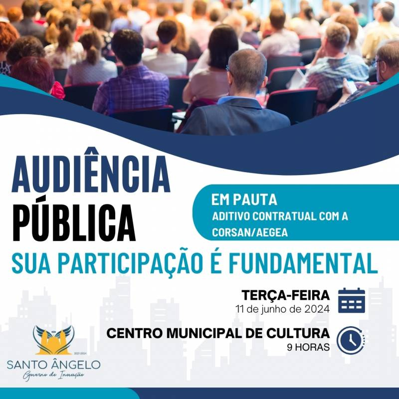 Município de Santo Ângelo negocia aditivo com a Corsan/AEGEA