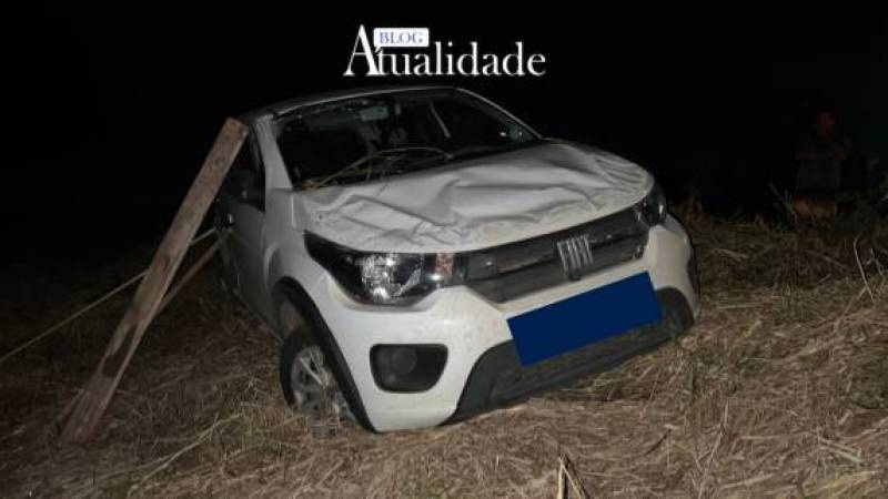 Homem fica ferido após capotar veículo na RS-168 em Bossoroca