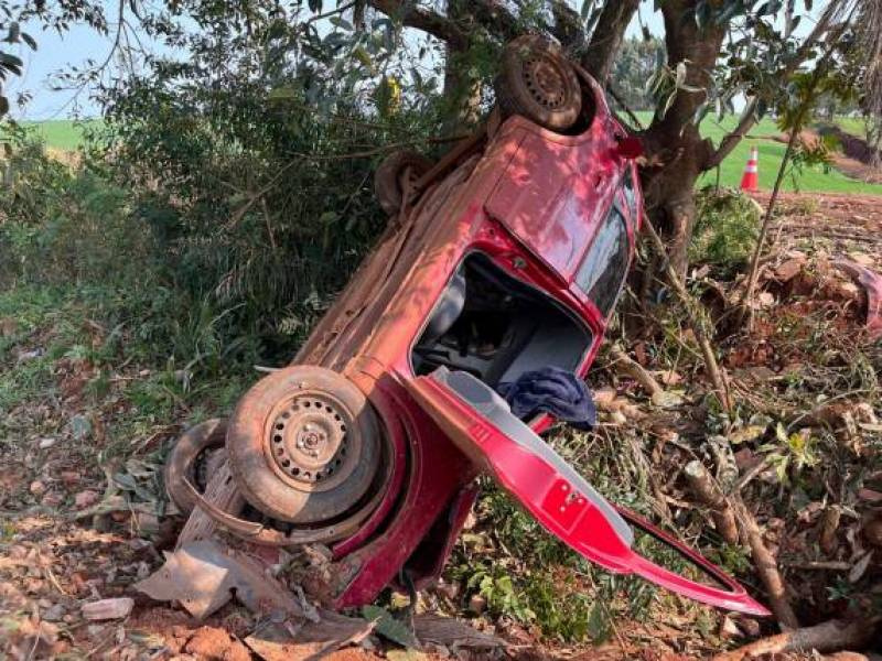 Acidente de trânsito deixa dois feridos na ERS-155 em Santo Augusto