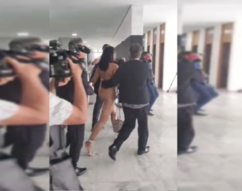 Pelada, mulher em surto entra no Planalto e tenta falar com Lula