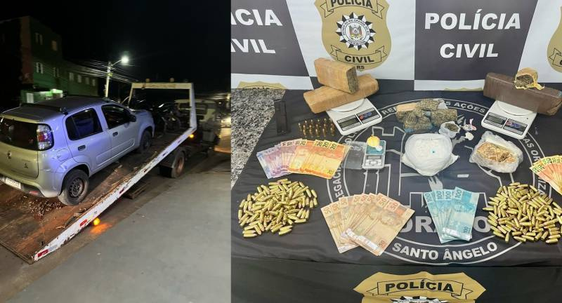 Draco realiza prisões e apreensões no Bairro Missões, em Santo Ângelo