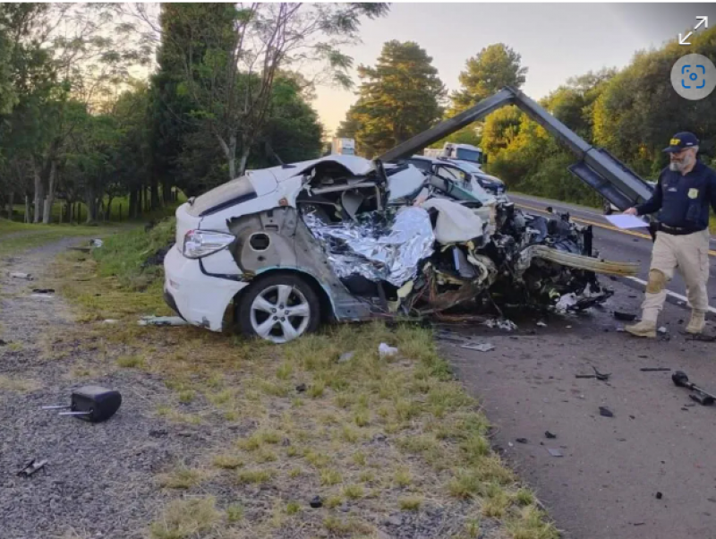 Identificado motorista natural de Giruá morto em acidente na BR-470, em Nova Prata