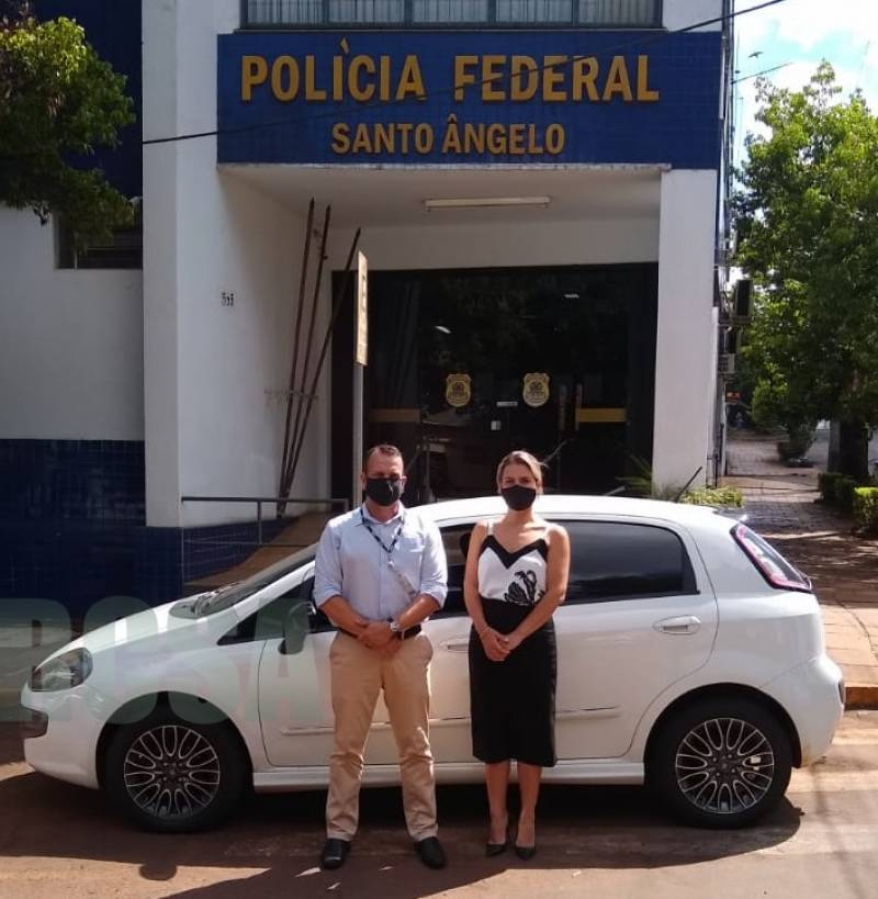 Delegacia da Polícia Federal destina veículo para a 3ª Delegacia Penitenciária.
