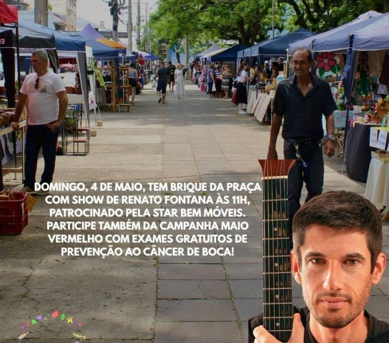 Neste domingo, dia 4 de maio, o Brique da Praça convida você para uma manhã especial de cultura, saúde e boas histórias