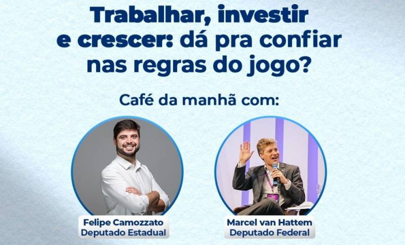 ACISA Santo Ângelo promove café da manhã com deputados para discutir empreendedorismo e política