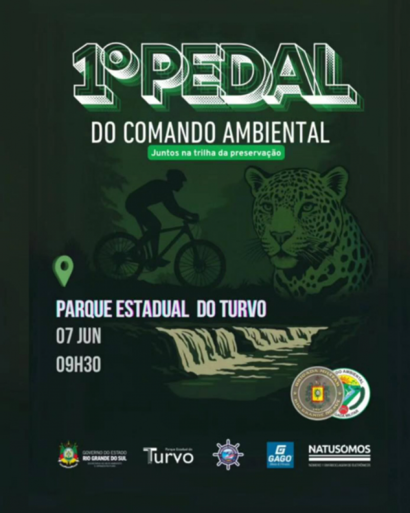 Brigada Militar convida para o 1º Pedal do Comando Ambiental
