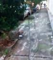 De quem é a responsabilidade? Fios telefônicos soltos representam risco à segurança em Santo Ângelo