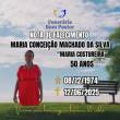 Familiares participam o falecimento da Senhora Maria Conceição Machado da Silva