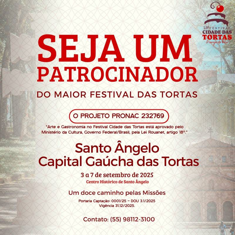 Seja um patrocinador do maior evento gastronômico da região