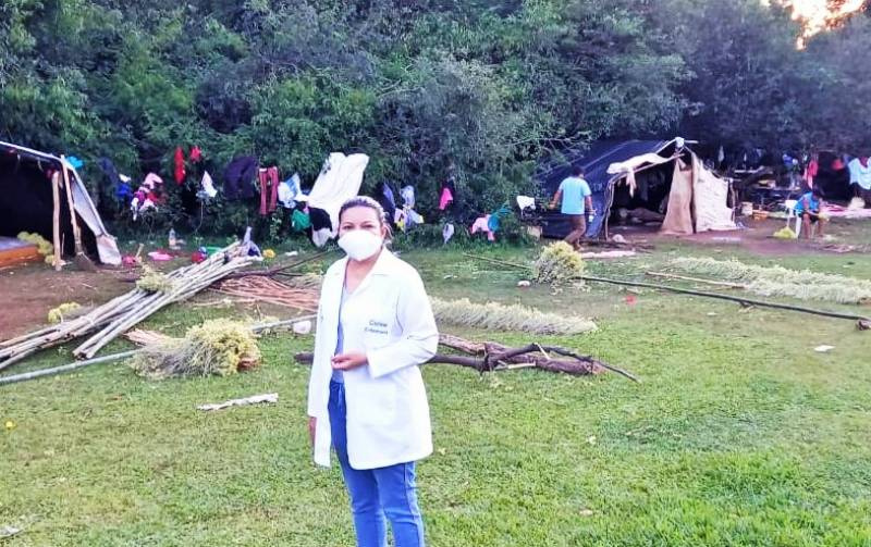 Secretaria de Saúde monitora a situação dos indígenas no bairro Neri Cavalheiro