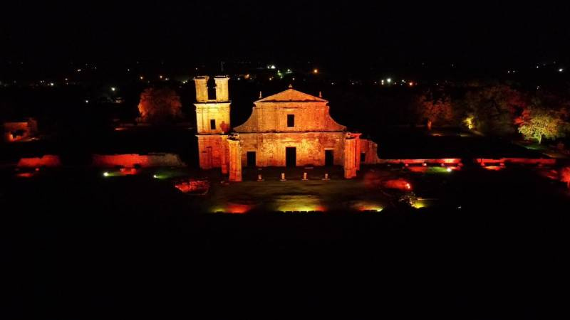 Espetáculo Som e Luz de São Miguel das Missões tem novo horário de exibição a partir de 1º de novembro