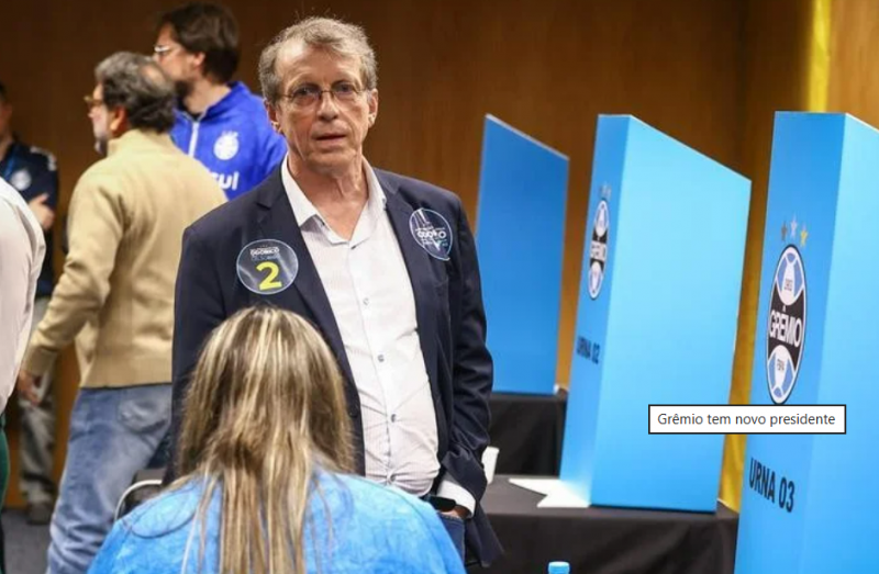 Odorico Roman é o novo presidente do Grêmio