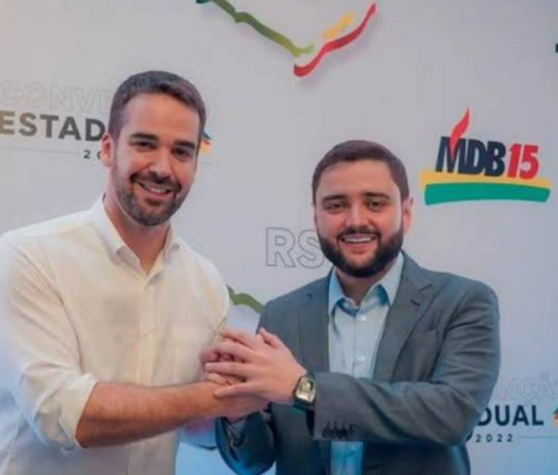 Gabriel Souza é oficializado pelo MDB como pré-candidato ao governo do RS em 2026