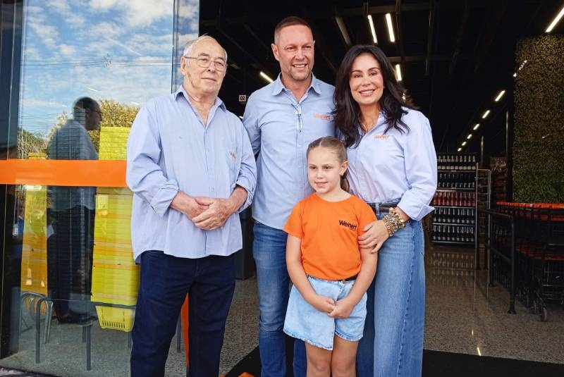 Família Weinert reinaugura supermercado no Bairro Pippi e reforça investimento em Santo Ângelo