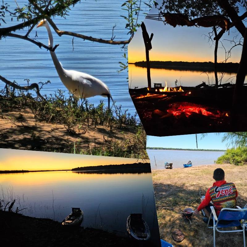 Caiaqueiros de Sepé alcançam a foz do Rio Uruguai após 283 km remados pelo Rio Ibicuí