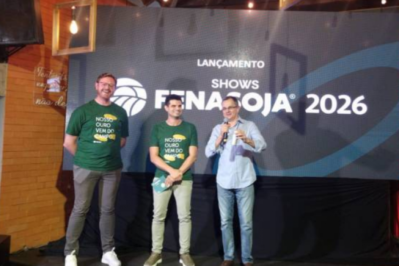 Divulgados shows da Fenasoja 2026