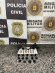 Operação conjunta apreende armas de fogo e previne crime violento