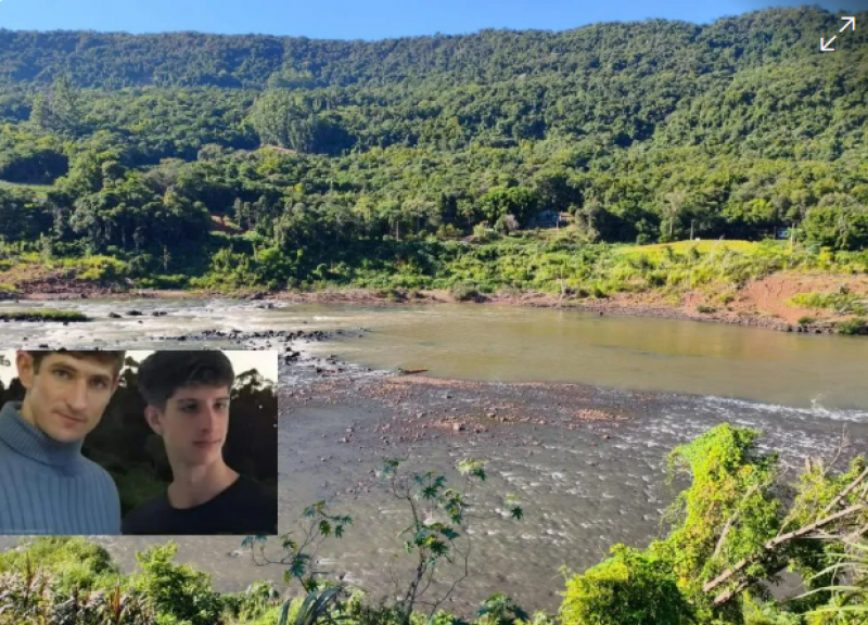 Corpos de pai e filho que morreram afogados são encontrados abraçados no Rio Taquari