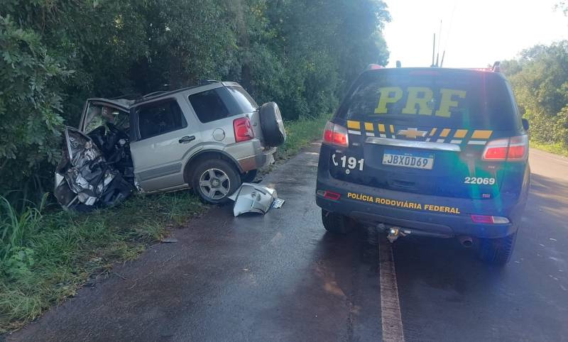 Colisão na BR-392 entre Cerro Largo e Guarani das Missões deixa dois motoristas mortos