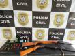Polícia Civil de Dezesseis de Novembro apreende arma e munições na localidade Serra São Jerônimo