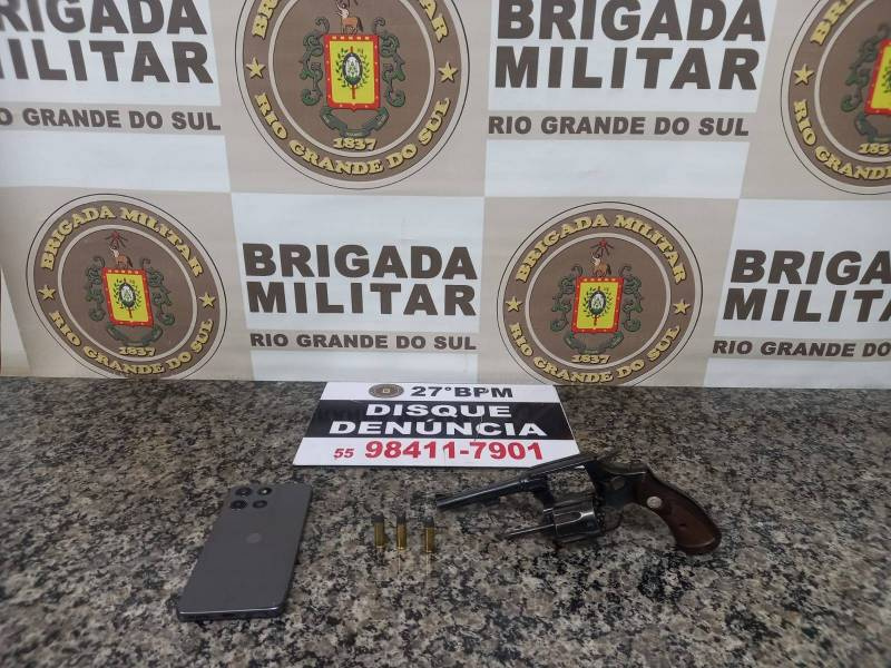 Acusado por tentativa de homicídio é preso pela Brigada Militar em Santo Ângelo