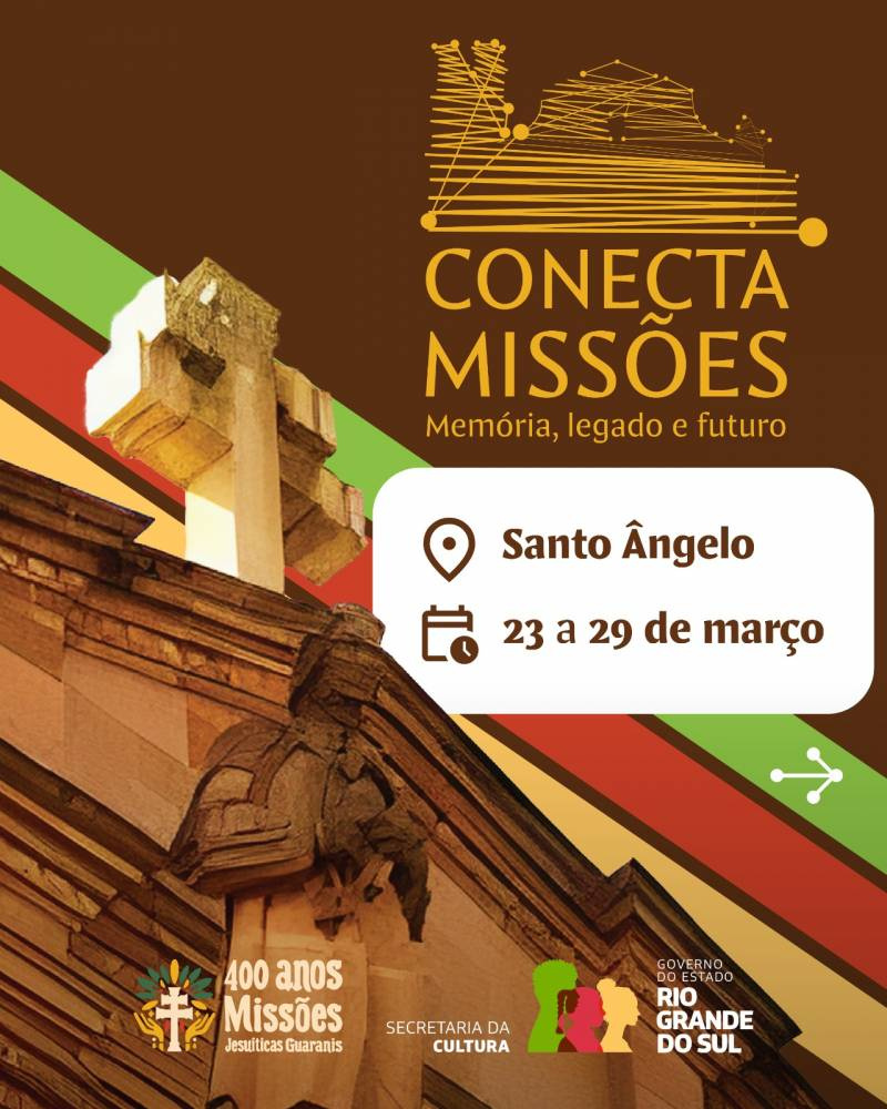 Secretaria da Cultura apresenta programação do Conecta Missões 