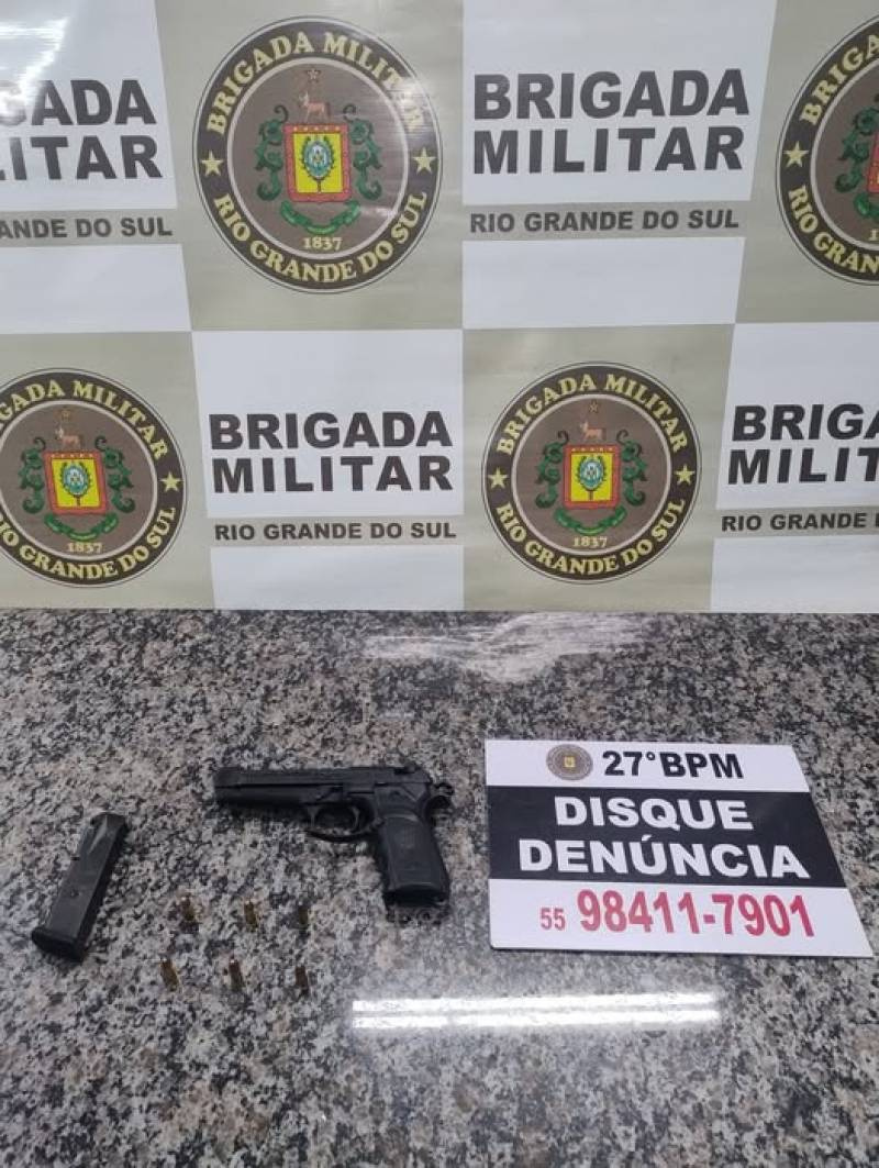 Brigada Militar prende individuo por homicídio doloso em Santo Ângelo