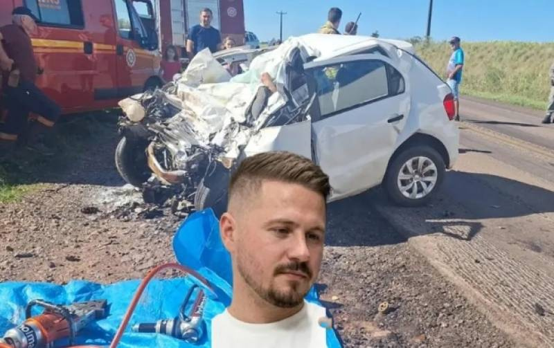 Identificado jovem morto no domingo em acidente na BR 158