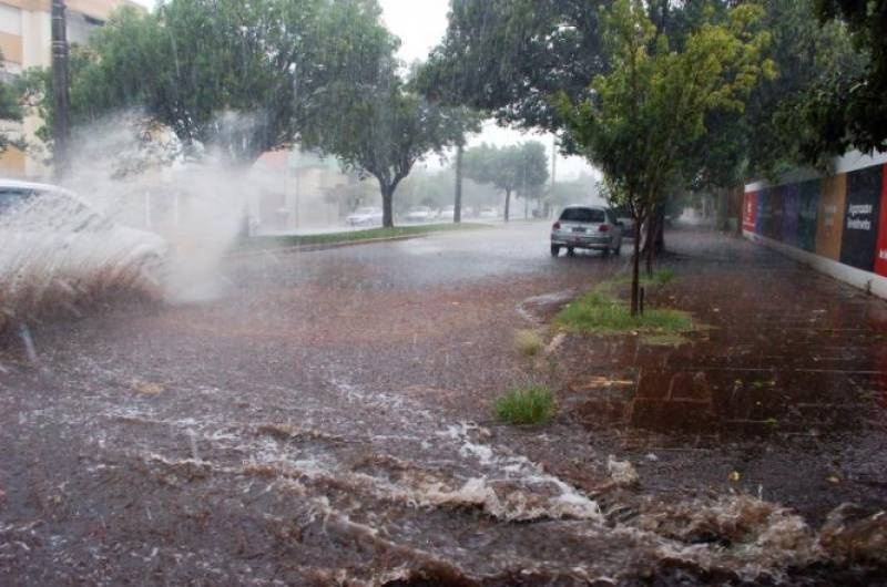 Volume de chuva chega a 140 milímetros em Santo Ângelo