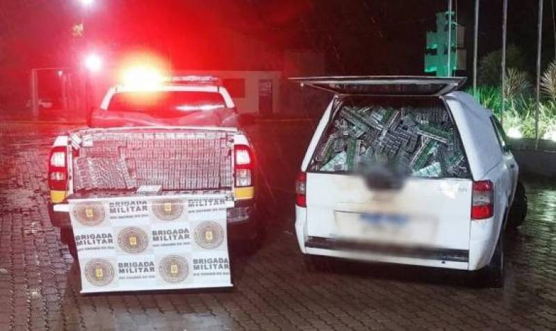Brigada Militar prende homem por contrabando e cumprimento de mandado em Santo Ângelo