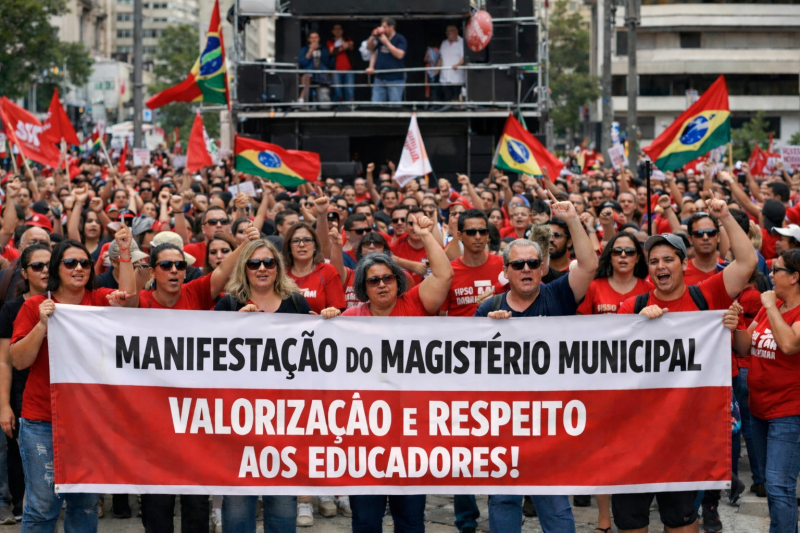 Professores municipais articulam mobilização e denunciam falta de respeito e condições de trabalho