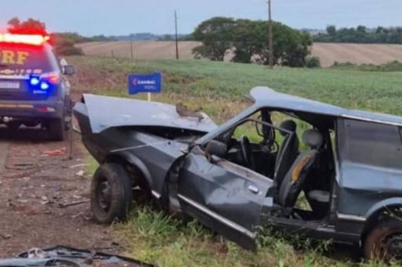 Colisão frontal na BR 285 deixa condutores feridos em São Luiz Gonzaga