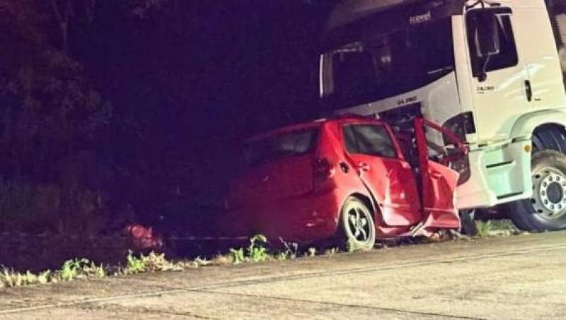 Mulher é vitima fatal em acidente na BR 163