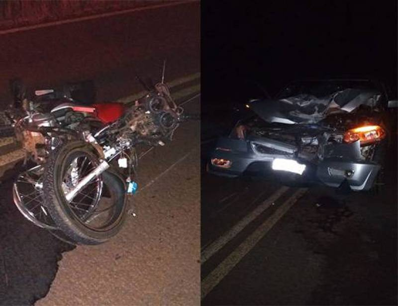 Acidente envolvendo moto e carro deixa motociclista sem vida em Tucunduva