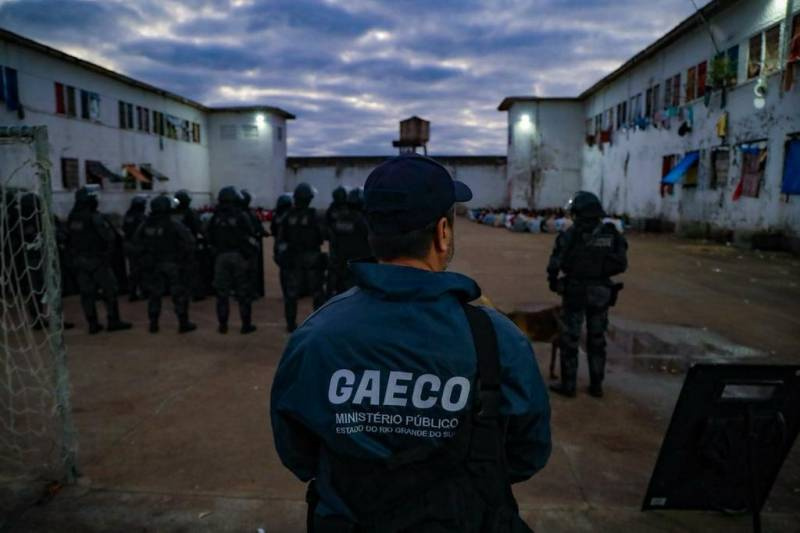Operação Convergência Nacional RS 05: MPRS e BM realizam revista geral na PEJ, em Charqueadas