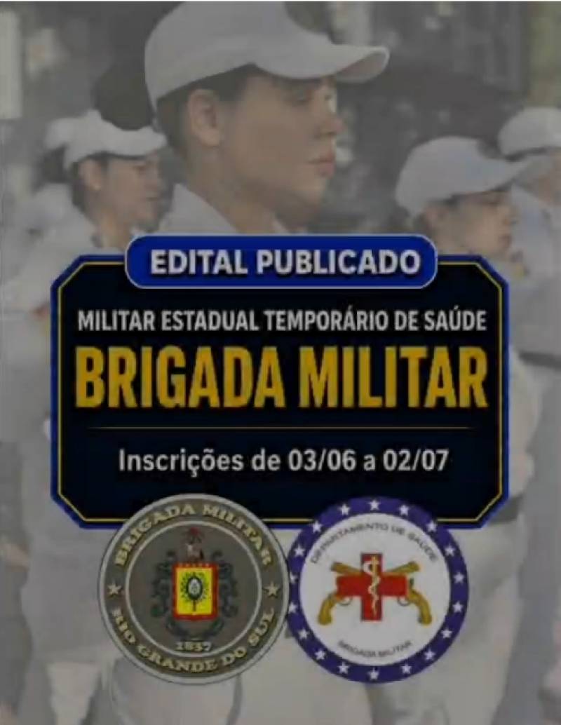 Oportunidade na Brigada Militar - CRPM Missões