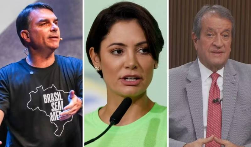 Valdemar diz que Michelle não quer participar de campanha de Flávio Bolsonaro e que ela pode desistir de disputa pelo Senado